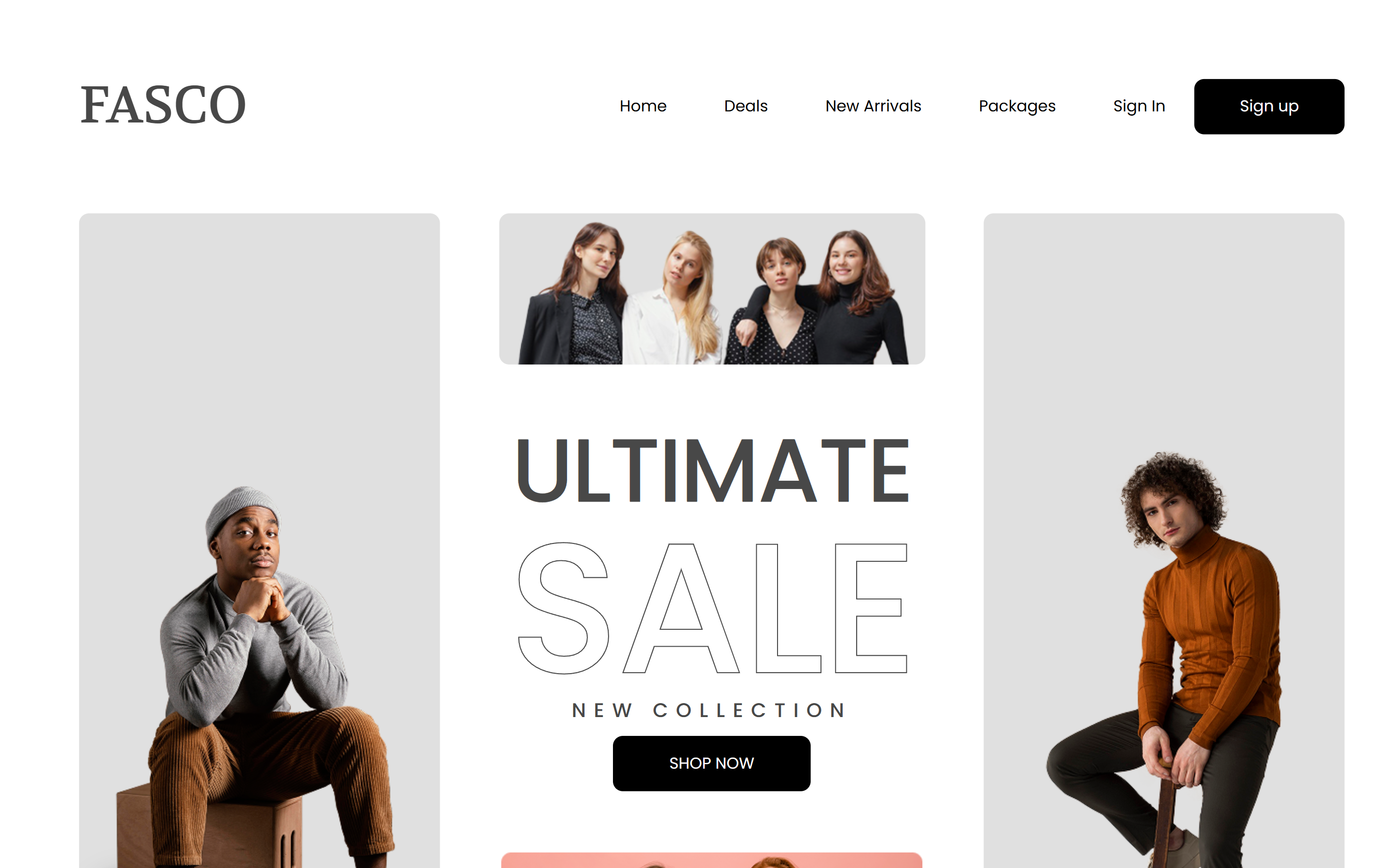 Image du projet Intégration Web Fasco (WIP)